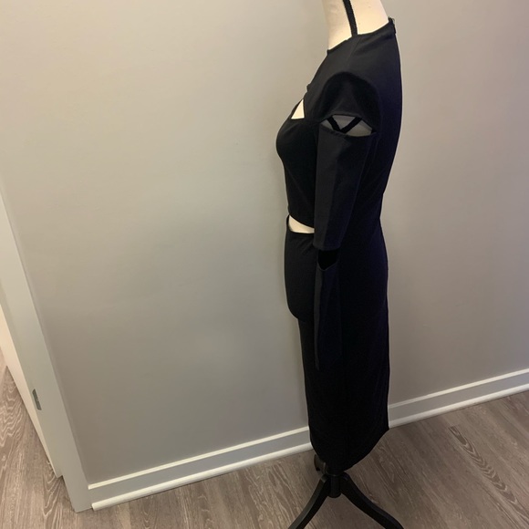 Asilio ‘The Slasher' Stretch Midi Dress - Picture 5 of 6